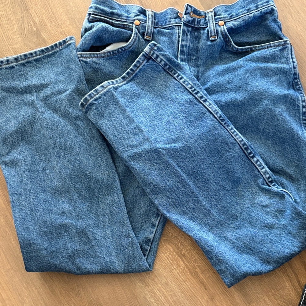 Wrangler Dark Blue Denim Jeans